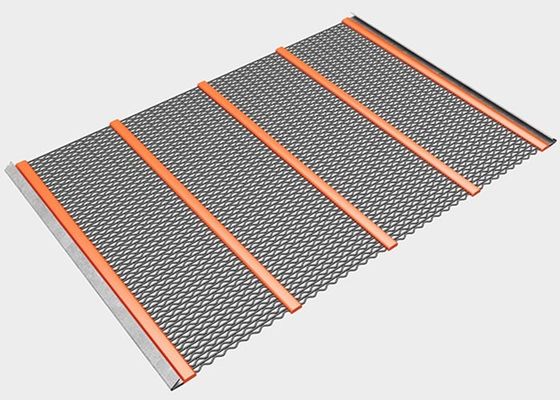Malla de cribado autolimpiante triangular para minería, diámetro de alambre 1.2-5mm