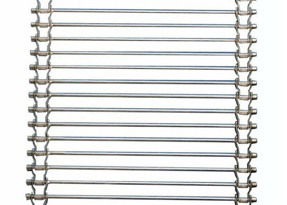 Cinturón transportador de escalera de acero galvanizado con borde de bucle único Diámetro de alambre de 2,0 mm