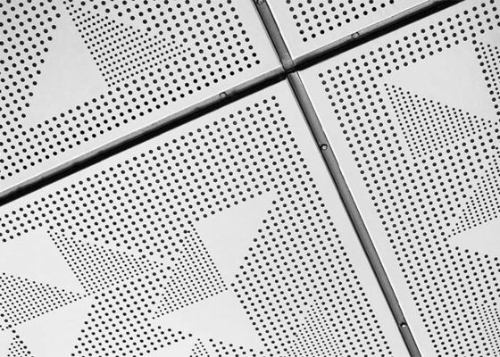 1.5 mm de espesor de aluminio perforado para techos metálicos monolíticos para remodelaciones
