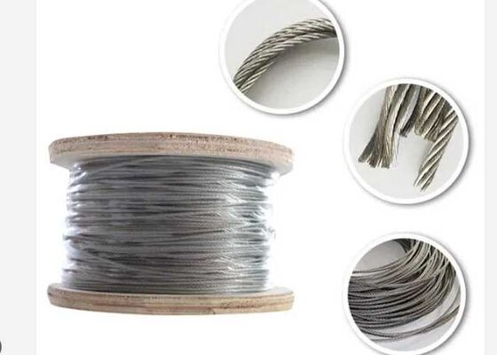 Cables de acero inoxidable 304 recubiertos de nylon (7x7 Construcción)