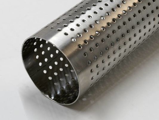 Pantalla de filtro de acero perforada de la tubería Mesh For Filter Liquids Solids y aire