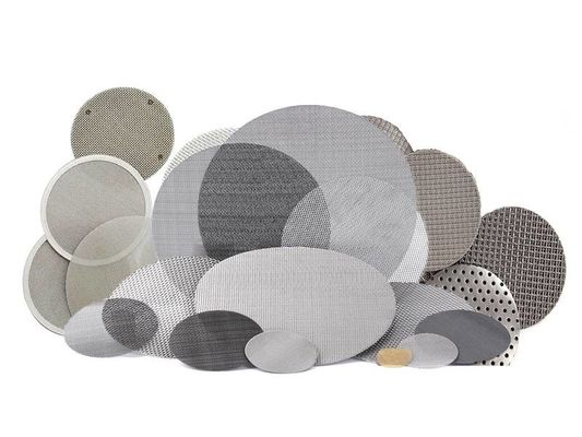 Discos galvanizados del paño de alambre de Mesh Filter Disc Stainless Steel