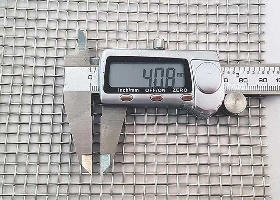 El llano de acero inoxidable teje el paño de alambre tejido para el filtro, ventana defiende