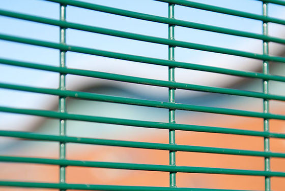 358 seguridad anti verde de Mesh Galfan 358 Mesh Fencing For Higher Level de la subida