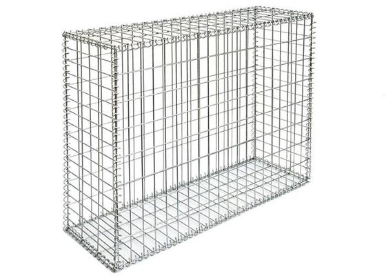 Galfan galvanizado soldó con autógena a Mesh Gabion Baskets Defense Gabion soldó con autógena la malla de alambre