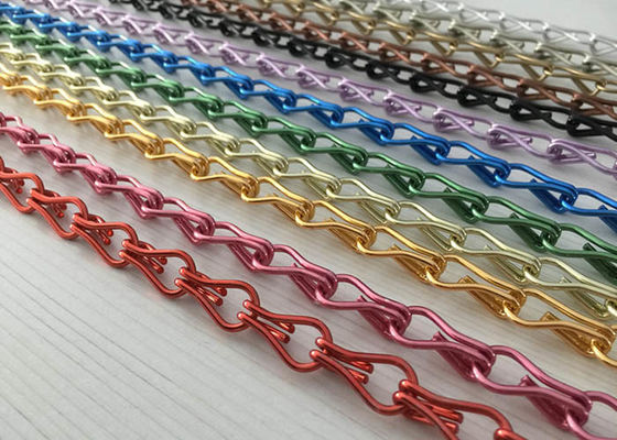 Cortina de la alambrada, también nombrada como cortina de cadena de la cadena de la pantalla o del gancho de la mosca, material de aluminio anodizado