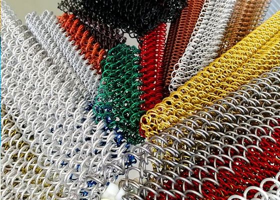 Cortina de la bobina del metal, hotel decorativo interior ideal de Mesh For Your Home And de la cortina de la pañería de la bobina