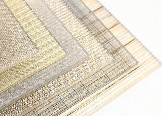 La tela laminó el vidrio, ató con alambre el vidrio, Mesh Brings Noble arquitectónico laminado y encanto elegante a los edificios