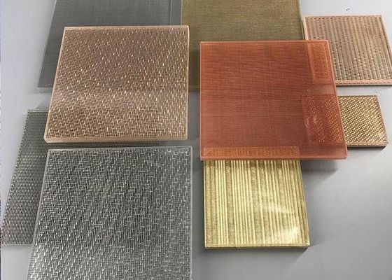 La tela laminó el vidrio, ató con alambre el vidrio, Mesh Brings Noble arquitectónico laminado y encanto elegante a los edificios