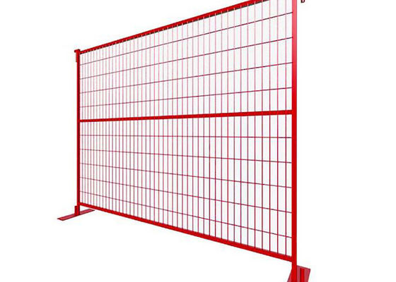 Barrera de construcción de acero bajo carbono de 6x8 pies