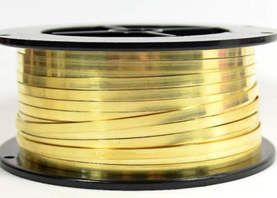 El alambre 2m m de cobre amarillo de oro de 1m m para la joyería o los artes modificó para requisitos particulares