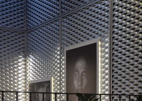 Los paneles ampliados del metal para los diseños internos interiores de la decoración de la pared