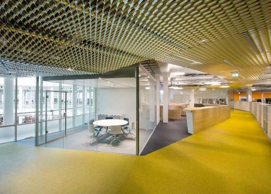 Absorción incombustible ampliada del ruido del aislamiento de calor del techo del metal para construir la decoración superior interior