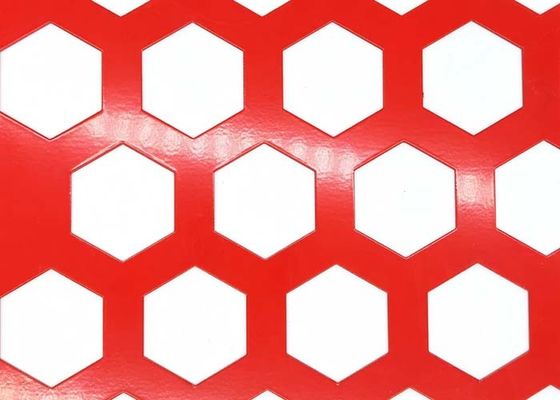 Hoja de metal perforada del agujero hexagonal versátil, estable y económica para el arquitecto And Fence