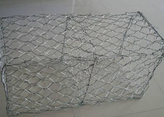 60 × 80 mm Cestas de gabión tejido 1mx1mx1m alambre para una mayor capacidad de carga y durabilidad