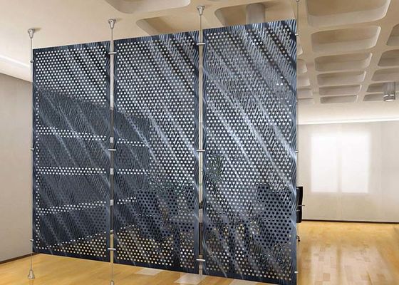 Efecto ornamental atractivo y artístico del metal de la pared de división perforada – para el diseño de la pared de división del espacio