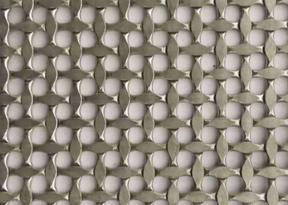 Pantalla de malla de alambre tejido de 1 mm de latón antiguo para proyectos arquitectónicos