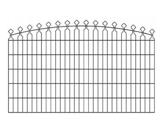 Prestige Mesh 868 Doble alambre de cerca 50 × 200 mm para la decoración