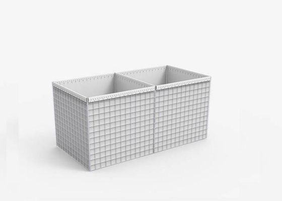 Bastión Defensivo 50 × 50 mm Barrera de gabión para defensa militar y protección contra inundaciones