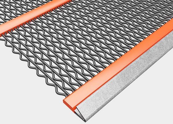 Malla de cribado autolimpiante triangular para minería, diámetro de alambre 1.2-5mm