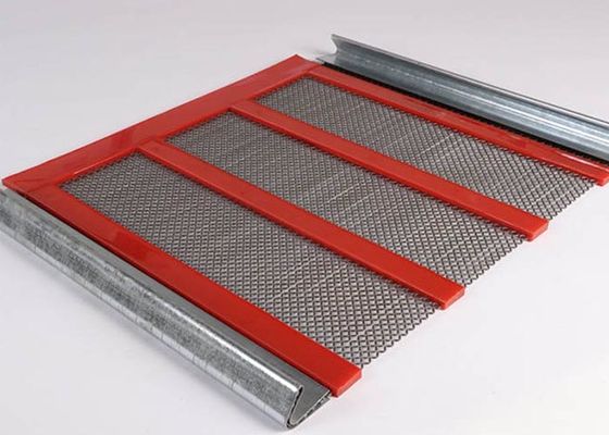 PU de apoyo de la franja de diamante de apertura de la pantalla de autolimpieza de malla