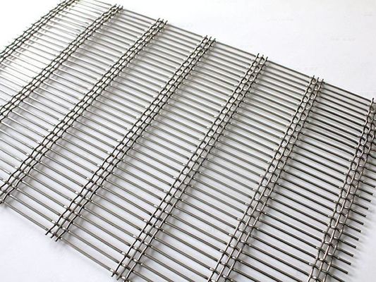 Enlace de acero al carbono Tejido de malla de pantalla de minería 1.25-4mm Diámetro de alambre