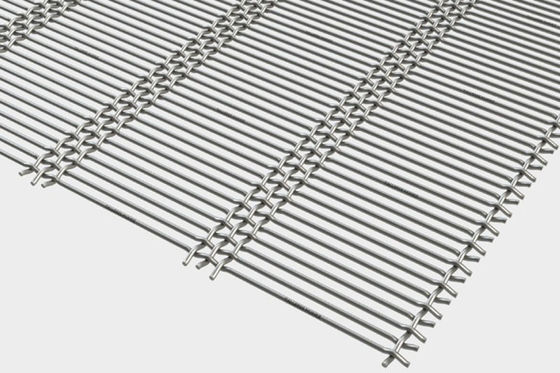 Enlace de acero al carbono Tejido de malla de pantalla de minería 1.25-4mm Diámetro de alambre