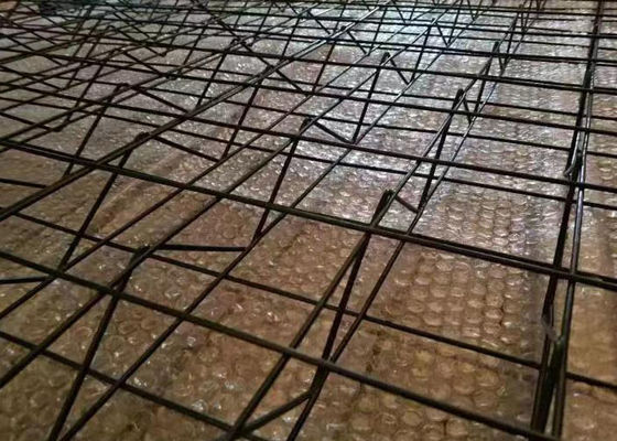 Tres dimensiones de 3 " × 3 " malla de apertura de acero al carbono de alambre de escalada trellis malla