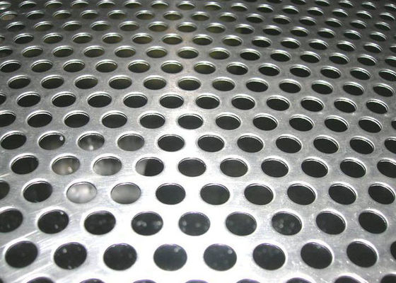 0.8mm agujero galvanizado agujero redondo lámina de metal perforada para fachadas de edificios