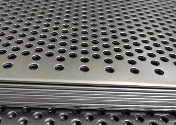 0.8mm agujero galvanizado agujero redondo lámina de metal perforada para fachadas de edificios