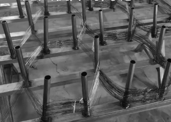 Red de barreras de tanques Rutas de tanques Red de heridas Campo de batalla malla de alambre de trenzas