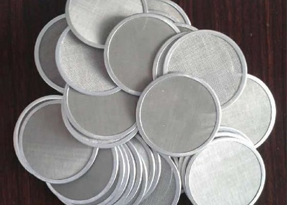 Disco de filtro sinterizado de acero inoxidable para filtro de líquidos