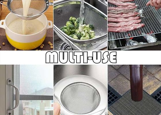 Tejido de malla de acero inoxidable para filtración en la vida