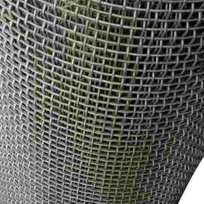 2.0mm Apertura de acero de alto carbono tejido de alambre de tela a prueba de desgaste en la industria química