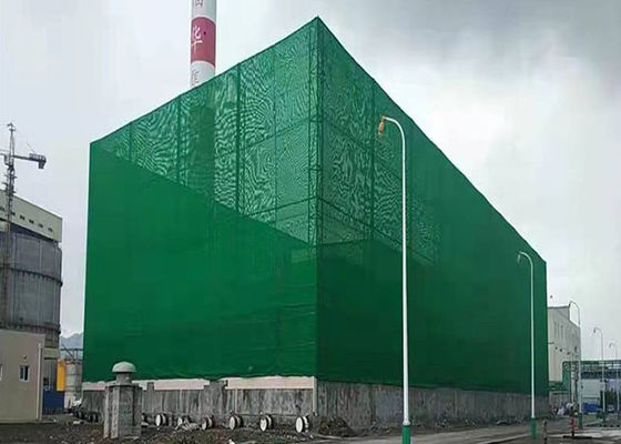 Recinto contra viento de chapa de acero inoxidable verde para bloquear el viento y el polvo