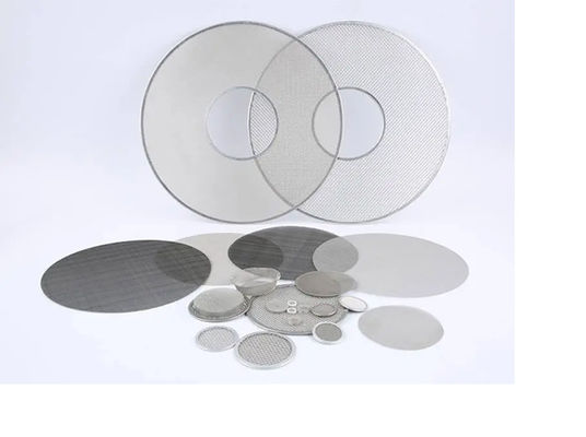 Discos de filtro redondos de acero inoxidable 304 sirven a la industria de filtración