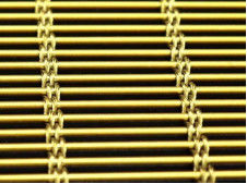 Cintas de metal flexible de alambre tejido para decoración interior y exterior