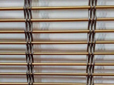 Cintas de metal flexible de alambre tejido para decoración interior y exterior