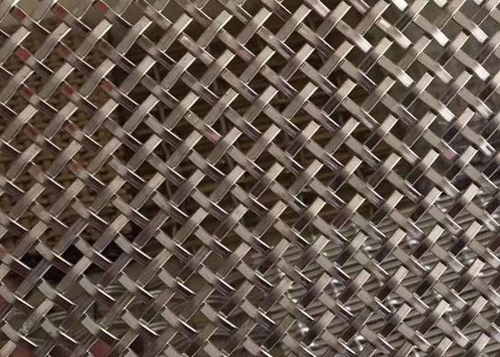 Rejas de alambre decorativo de 2 mm de espesor para gabinetes y decoraciones arquitectónicas 31% área abierta