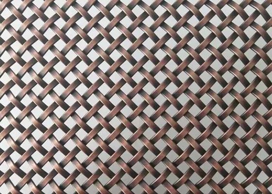Rejas de alambre decorativo de 2 mm de espesor para gabinetes y decoraciones arquitectónicas 31% área abierta
