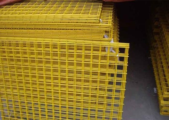 Revestido de PVC galvanizado Cuadrado de malla de alambre soldado 1 1 2 pulgadas