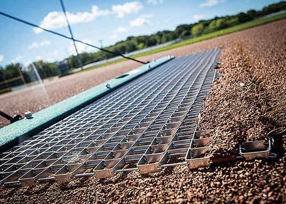 Alfombra galvanizada de acero de arrastre reversible para nivelación de campo