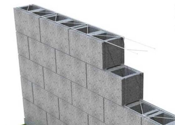 Refuerzo de pared de bloque de malla de alambre soldado galvanizado para estructura de mampostería 50x50mm 3.5mm