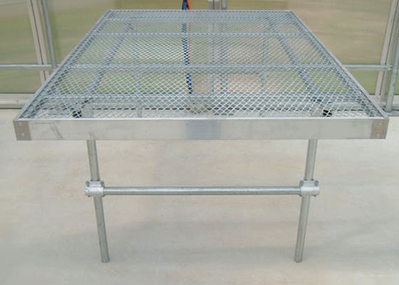 Metal ampliado para los estantes del invernadero, los bancos o los paneles superiores de tablas