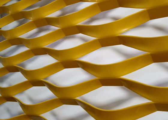 Envasado en polvo de aluminio de malla metálica expandida para fachada de revestimiento de edificios