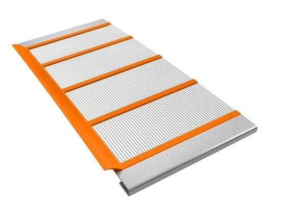 PU de apoyo de la franja de alambre recto autolimpieza de la pantalla malla