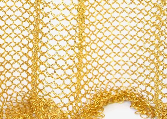 Aluminio 0,8 mm Diámetro de alambre Correa de malla de malla de metal excelente durabilidad y flexibilidad