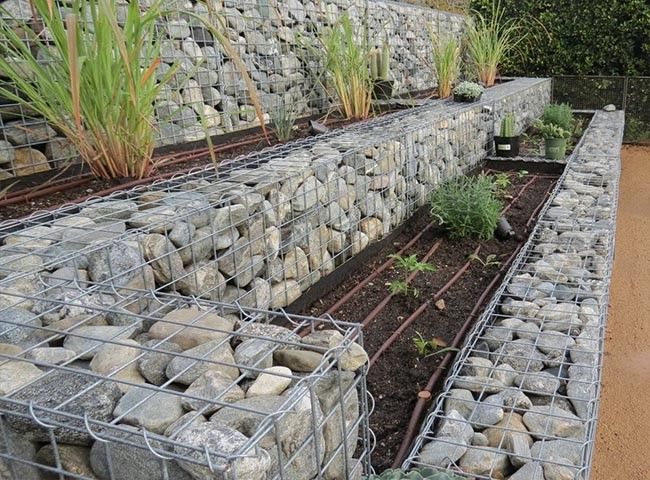 Cesta soldada con autógena del gabion para la opinión del parque