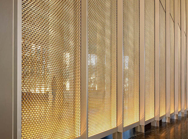 Malla rígida decorativa arquitectónica para la división del espacio
