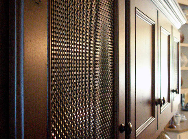 Malla rígida decorativa arquitectónica para la malla de la decoración de la puerta de gabinete